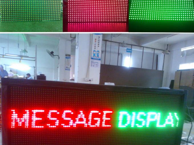P5 Dual Colorled Scrolling LED Sign Electronic LED Moving Message Board