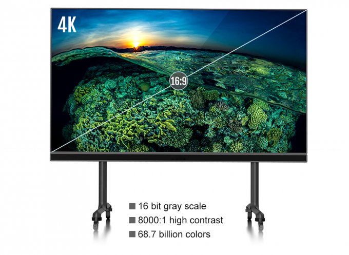 4k Ultra Thin 108 Inch Interactive Smart Led Conference Machine P1.25 ...