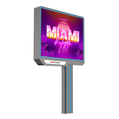 Custom IP65 waterproof p6 8000nits advertising display outdoor led billboard 4G system with HDMI