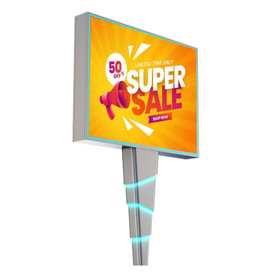 Easy installation 8000nits IP65 p6 steel outdoor led digital billboard advertising boards