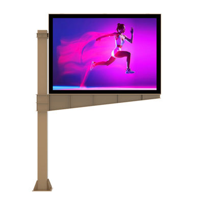High brightness 8000nits IP65 p6 led digital double sided display screen billboard outdoor advertising