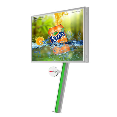Easy installation digital display 8000nits IP65 P6 6mm pixel pitch steel led screen billboard outdoor advertising