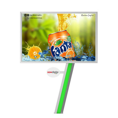 Easy installation digital display 8000nits IP65 P6 6mm pixel pitch steel led screen billboard outdoor advertising