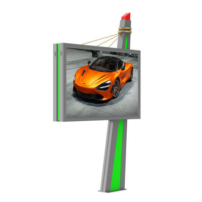 P6 customized high brightness IP65 waterproof steel digital screen outdoor led billboard