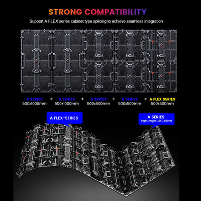 P3.91 Stage Rental LED Display with 50/60hz Frame Change Frequency and ge 800cd/m2 Brightness