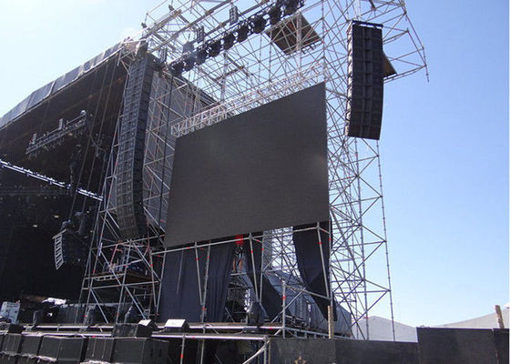P10 Full Color Outdoor Rental LED Display Curtain Video Wall 1/8 Dynamic Scanning