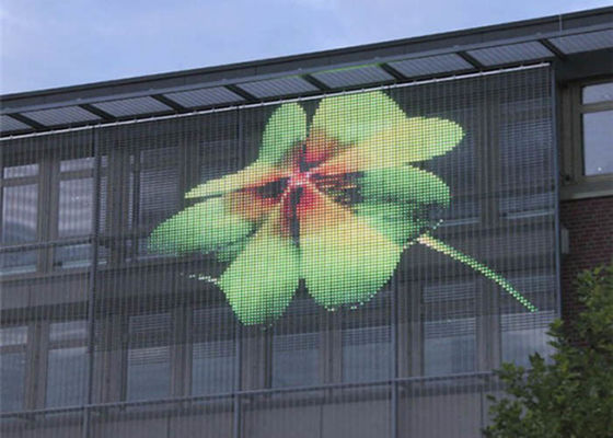 High Brightness Outdoor Transparent LED Display Screen  500mm X 1000mm Cabinet