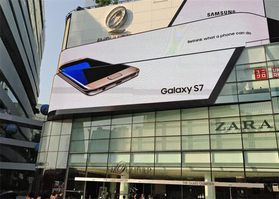 High Brightness P10 Curved LED Screen Screen With Curved Cabinet Design