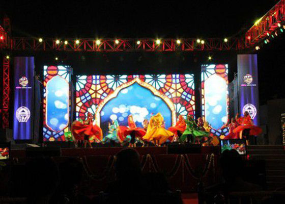 SMD Curtain P4 Indoor Full Color LED Display Waterproof Advertising Video Wall