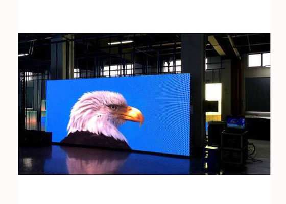 SMD Black P6 Indoor Full Color LED Display 900 - 1500 Nits Whiteness Brightness