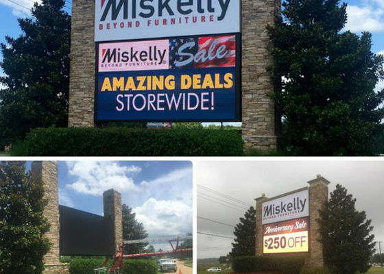 IP65 RGB Static Outdoor LED Billboard P20 Full Color LED Display For School