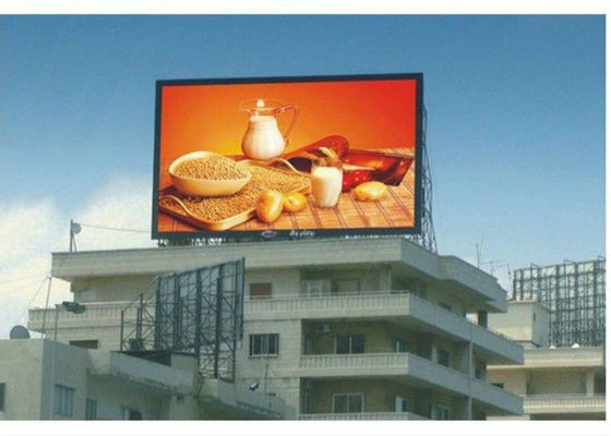 P14 Full Color Advertising LED Display SMD Module Cabinet Ultra Thin For Publics