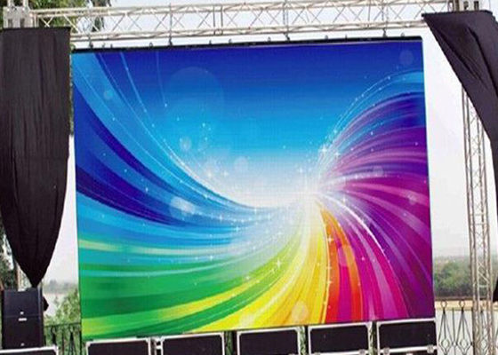 P10 Full Color Outdoor Rental LED Display Curtain Video Wall 1/8 Dynamic Scanning