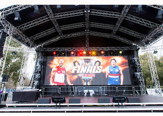High Definition Rental LED Display Large Outdoor Screen Hire 16mm Pixel Pitch