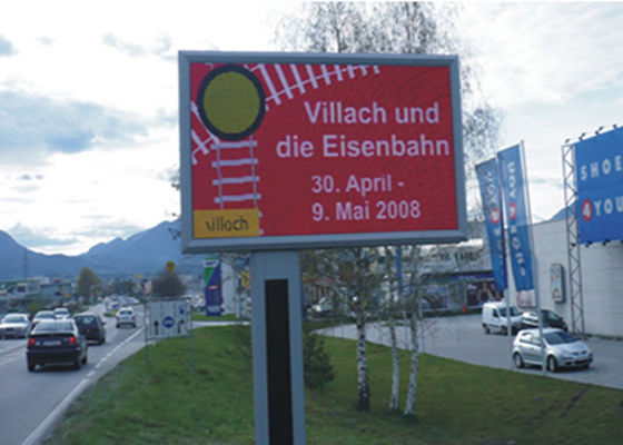 Super Bright Outdoor Full Color LED Display DIP346 P20 With Static Scan Easy Install