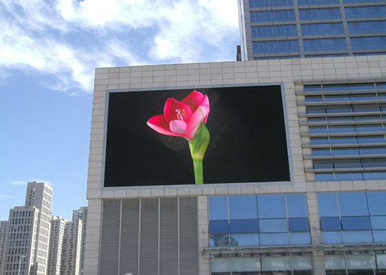IP65 Front Service LED Display P8 LED Outdoor Advertising Screens AC110V - 220V
