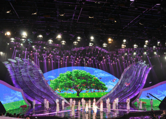 Multi Functional LED Stage Curtain Screen Flexible LED Curtain Display 3840 Hz