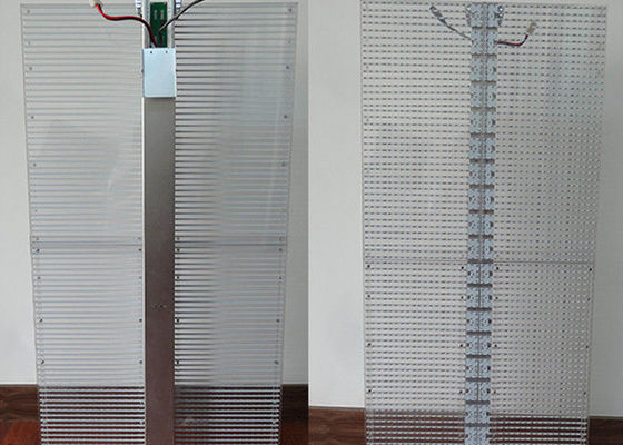 70% Transparent LED Display P3.9mm Glass Wall LED Screen Light Weight