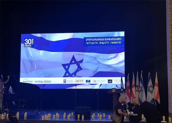 Indoor Advertising Display 900 Nits Brightness LED Stage Backdrop Screen