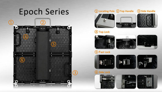 280W/M2 P3.91 1200nits Rental LED Display 500*1000mm