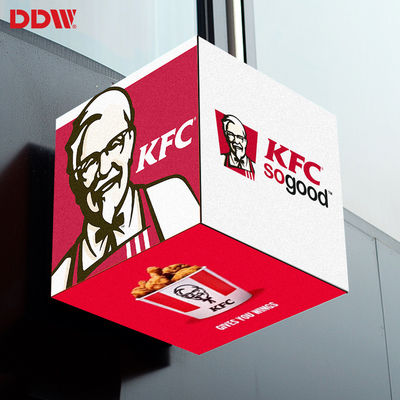 Outdoor Waterproof Advertising Led Cube Screen , P2.5 Pixel Led Cube Display