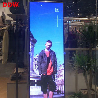 Digital Video Advertising LED Mirror Screen Indoor Ultra Thin Portable P1.75 P2 P2.5