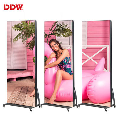 Flooring Standing Move Smart Digital Video Advertising Screen Outdoor P2.5