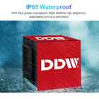 Outdoor waterproof advertising P2.5 led pixel video logo sign led cube screen display