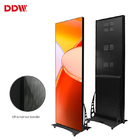 Indoor ultra thin portable p1.75 p2 p2.5 digital video advertising poster mirror screen display led poster