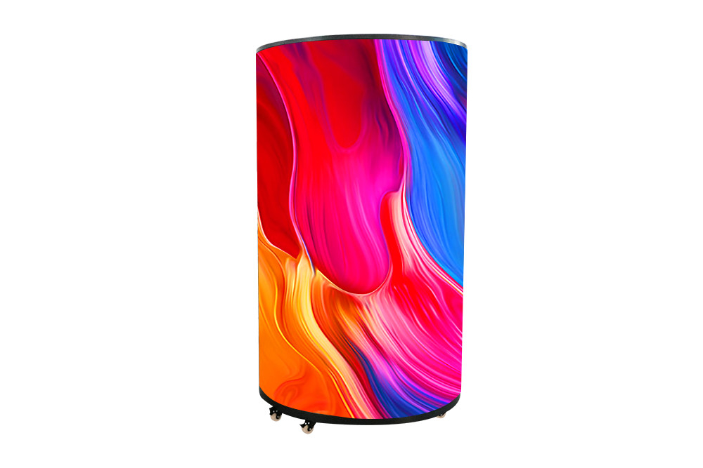 Full Color Flexible Led Video Display , P1.56 P1.785 P2 P2.5 Cylinder Flexible Led Screen