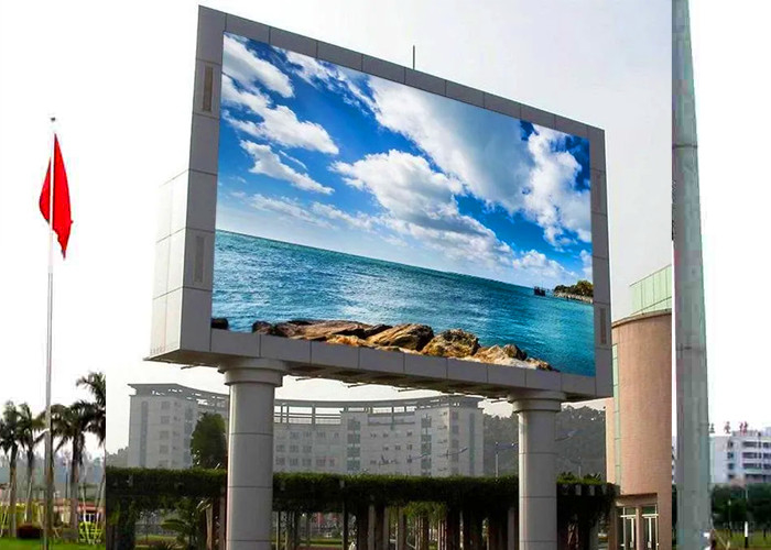 Full Waterproof Outdoor P4 P5 P6 P8 P10   outdoor Large Led Display Screen With Die-casting Aluminum Cabinet