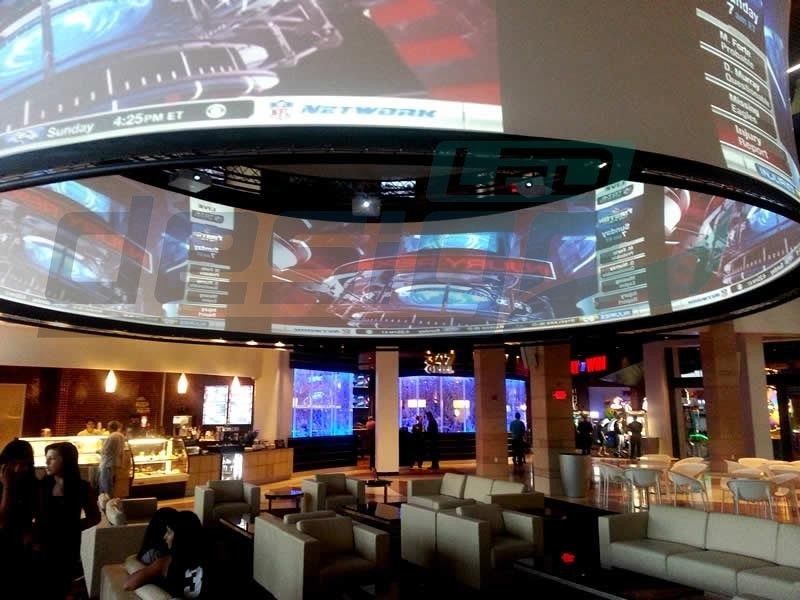 Big Rental Curved LED Screen Synchronous 360 Degree LED Display 1800 Cd/M2