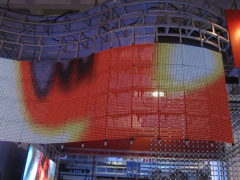 P12 DIP Full Color Flexible LED Video Wall RGB HD LED Panel Easy Installation