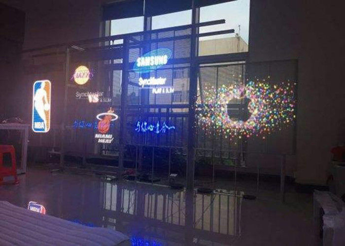 P7.8 SMD3528 Glass LED Transparent Screen LED Media Display For Philippines