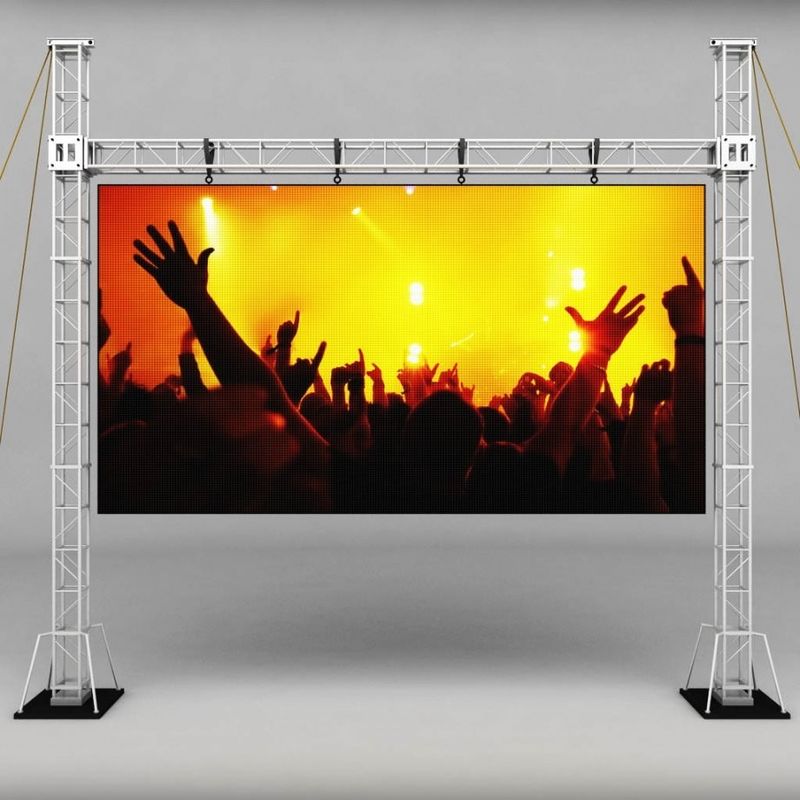 RGB 65536 1100nits P4mm Indoor Hire Led Screen For Wall