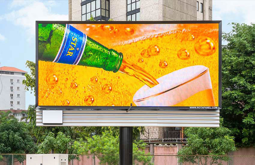 11000nits 80W Outdoor Advertising LED Display 10000dots/M2