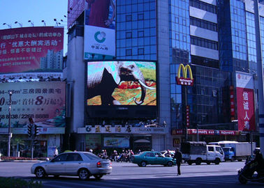 SMD P10 Outdoor Full Color LED Display Wall , Energy Saving Exterior LED Screen