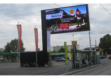 HD Small Outdoor LED Billboard Full Color P10 LED Video Wall Easy Installation