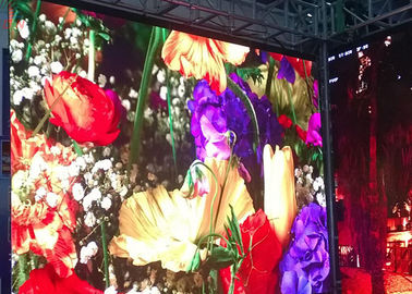 Stage Background HD LED Video Wall Display , Full Color RGB 4mm LED Screen